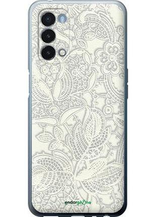Чохол на oneplus nord n200 5g біле мереживо "4383u-2956-2448"