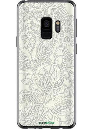 Чехол на samsung galaxy s9 белое кружево "4383u-1355-2448"