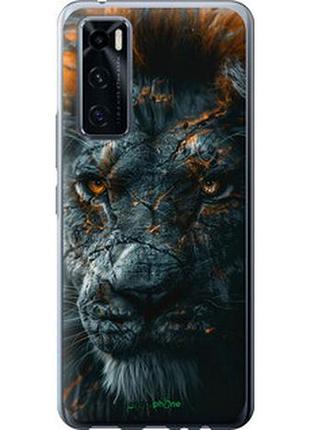 Чехол на vivo v20 se пламенный лев "6153u-2128-2448"