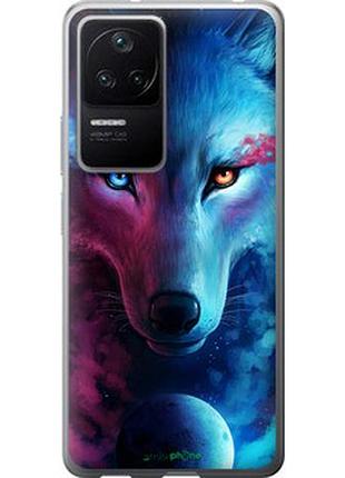 Чехол на xiaomi redmi k40s арт-волк "3999u-2582-2448"