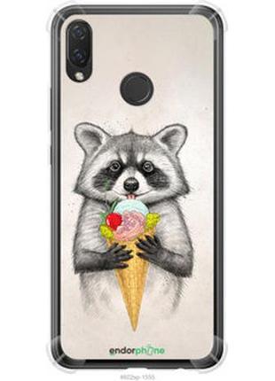Чехол на huawei nova 3i енотик с мороженым "4602sp-1541-2448"