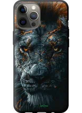 Чохол на iphone 12 pro max плам'яний лев "6153b-2054-2448"