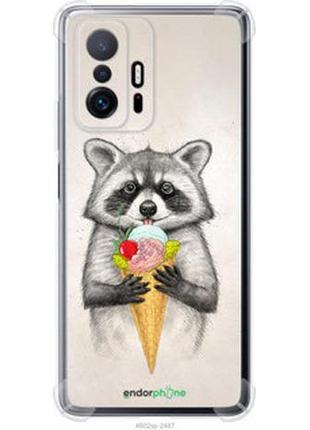 Чохол на xiaomi 11t єнотик з морозивом "4602sp-2487-2448"