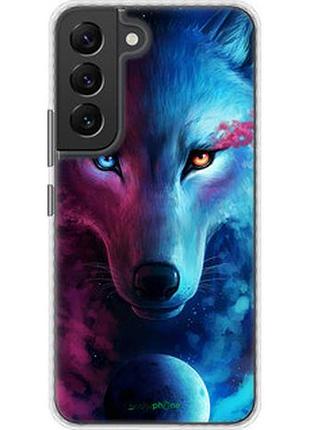 Чехол на samsung galaxy s22 арт-волк "3999pc-2494-2448"