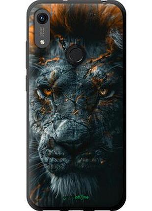 Чехол на huawei y6s пламенный лев "6153b-1871-2448"