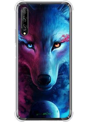 Чехол на huawei p smart pro арт-волк "3999sp-1906-2448"