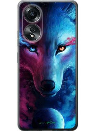 Чехол на oppo a58 4g арт-волк "3999u-3184-2448"
