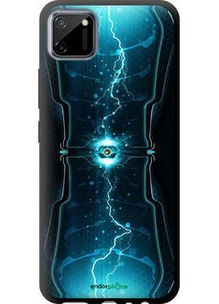 Чехол на realme c11 2020 молнии в цилиндре "120b-2031-2448"