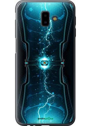 Чехол на samsung galaxy j6 plus 2018 молнии в цилиндре "120t-1586-2448"