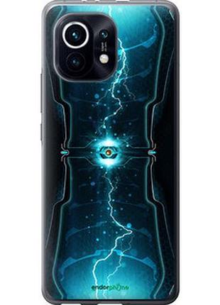 Чехол на xiaomi mi 11 молнии в цилиндре "120t-2253-2448"