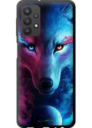 Чехол на samsung galaxy a32 a325f арт-волк "3999b-2204-2448"