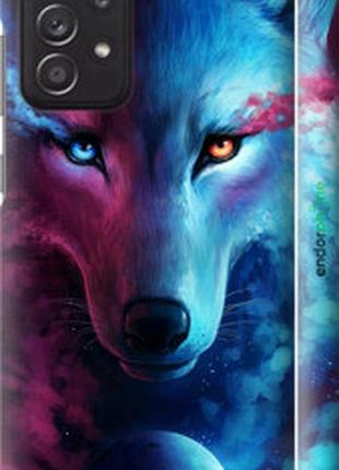 Чехол на samsung galaxy a52 арт-волк "3999m-2251-2448"