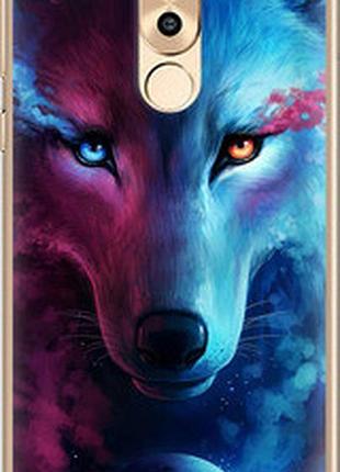Чехол на huawei gr5 2017 арт-волк "3999u-473-2448"