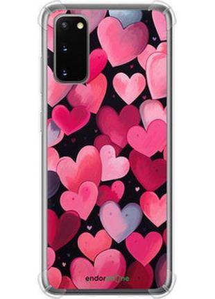 Чехол на samsung galaxy s20 сердечки 4 "5662sp-1824-2448"