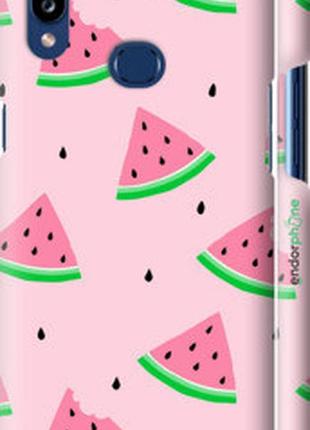Чехол на samsung galaxy a10s a107f розовый арбуз "4314m-1776-2448"