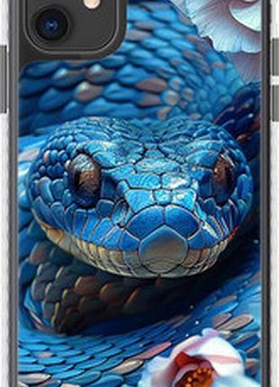 Чехол на iphone 11 blue snake "6079pc-1722-2448"