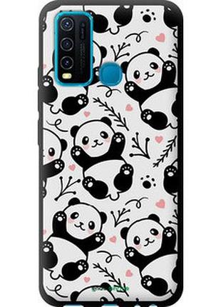 Чехол на vivo y30 панды "4318b-2154-2448"