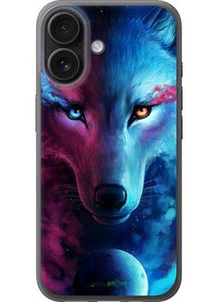Чехол на iphone 16 арт-волк "3999u-3709-2448"