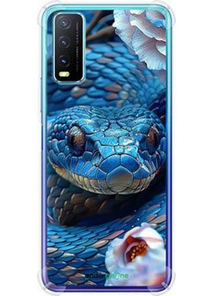 Чехол на vivo y20 blue snake "6079sp-2078-2448"