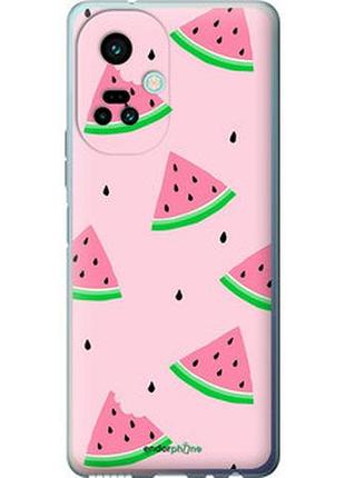 Чехол на tecno camon 19 pro (ci8n) розовый арбуз "4314u-2766-2448"