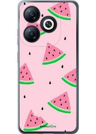 Чехол на tecno spark 20 розовый арбуз "4314u-3435-2448"