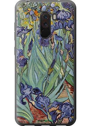 Чехол на xiaomi pocophone f1 винсент ван гог. ирисы "161u-1556-2448"