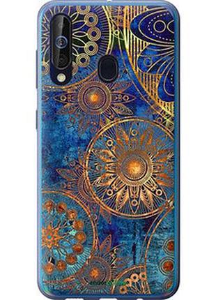 Чехол на samsung galaxy a60 2019 a606f золотой узор "678u-1699-2448"