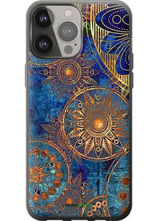 Чехол на iphone 13 pro max золотой узор "678t-2371-2448"
