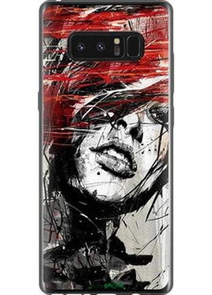 Чехол на samsung galaxy note 8 лицо девушки "1162u-1020-2448"