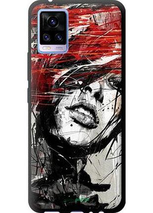 Чехол на vivo v20 лицо девушки "1162b-2127-2448"