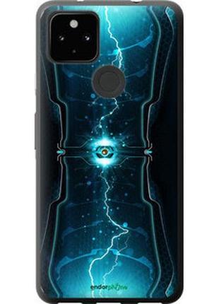 Чохол на google pixel 5a блискавки в циліндрі "120u-2286-2448"
