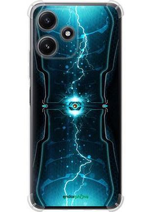 Чехол на xiaomi redmi note 12r молнии в цилиндре "120sp-3860-2448"