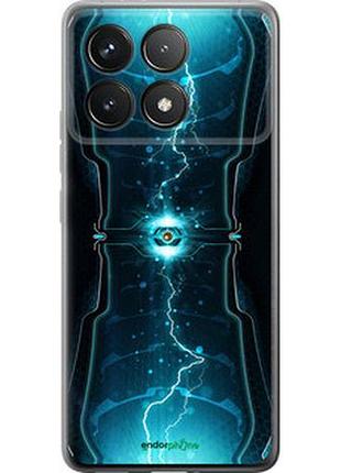 Чехол на xiaomi poco f6 pro молнии в цилиндре "120u-3755-2448"