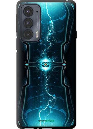 Чехол на motorola edge 20 молнии в цилиндре "120b-2497-2448"