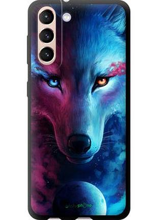 Чехол на samsung galaxy s21 арт-волк "3999b-2114-2448"