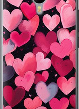 Чехол на meizu m2 note сердечки 4 "5662t-94-2448"