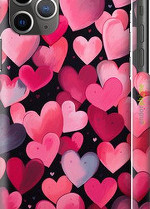 Чехол на iphone 11 pro max сердечки 4 "5662c-1723-2448"
