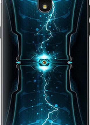 Чехол на samsung galaxy j7 2018 молнии в цилиндре "120u-1502-2448"