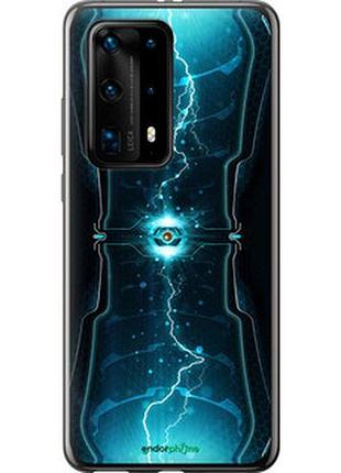 Чехол на huawei p40 pro plus молнии в цилиндре "120u-1917-2448"