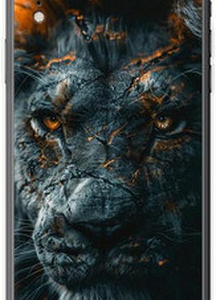 Чехол на iphone xr пламенный лев "6153sp-1560-2448"