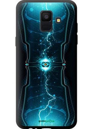 Чехол на samsung galaxy a6 2018 молнии в цилиндре "120b-1480-2448"