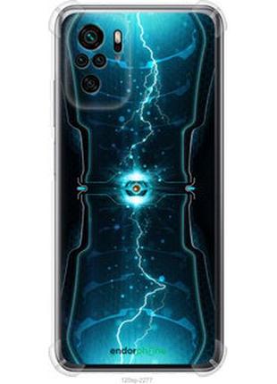 Чехол на xiaomi redmi note 10 молнии в цилиндре "120sp-2277-2448"