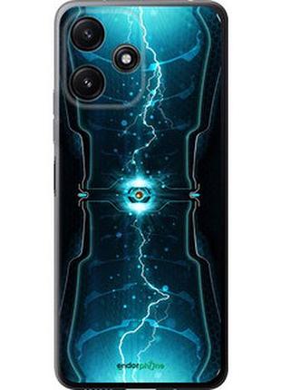 Чехол на xiaomi redmi 12 5g молнии в цилиндре "120u-3194-2448"