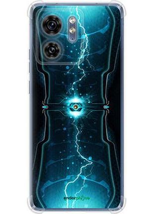 Чехол на motorola edge 40 молнии в цилиндре "120sp-3335-2448"