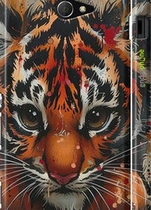 Чехол на sony xperia m2 d2305 mini tiger "6052m-60-2448"