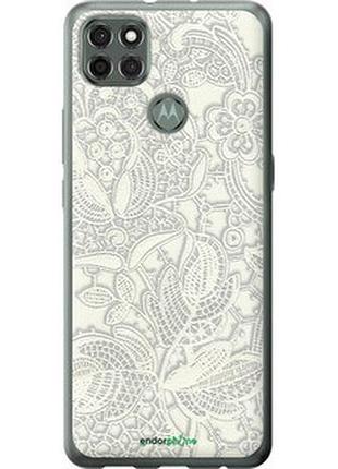 Чохол на motorola g9 power біле мереживо "4383u-2229-2448"