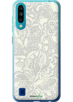 Чехол на zte blade a7 2020 белое кружево "4383u-2108-2448"