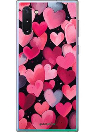 Чехол на samsung galaxy note 10 сердечки 4 "5662u-1718-2448"