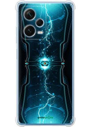 Чехол на xiaomi redmi note 12 pro+ 5g молнии в цилиндре "120sp-3612-2448"