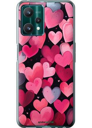 Чехол на realme 9 pro сердечки 4 "5662u-2595-2448"